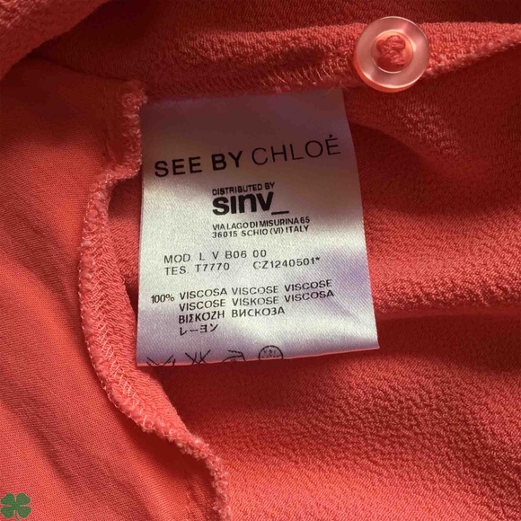 NWT See By Chloe Double Cuff Cape Dress Size 6 - Picture 7 of 10